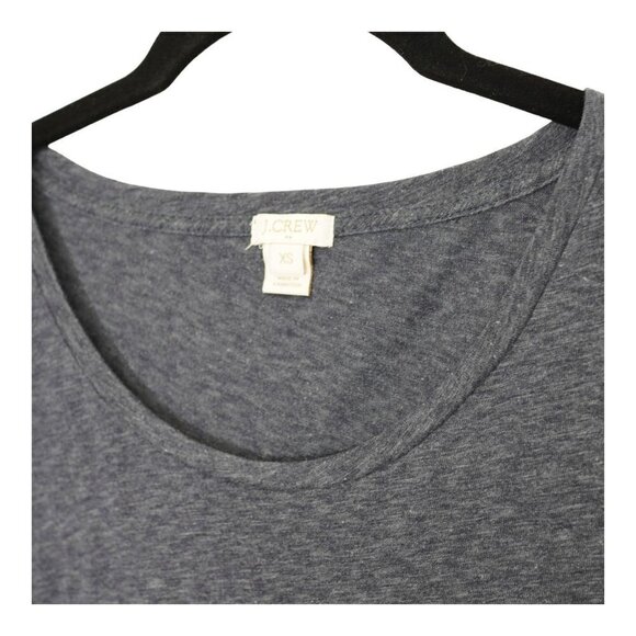 J. Crew Gray‎ Scoop Neck Tee XS - Picture 3 of 4